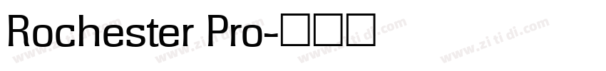 Rochester Pro字体转换